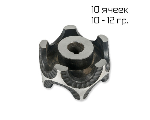 Матрица формующая для JGL-135-5B ( 10 ячеек 10-12 гр.,100*52*10, волнистый край)