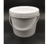Банка 11,8 куб.дм. с пл. ручкой (Белая) (15 шт./пакет.) 