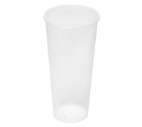 Стакан Bubble Cup 650 мл прозрачный, матовый d 90 PP 10/200